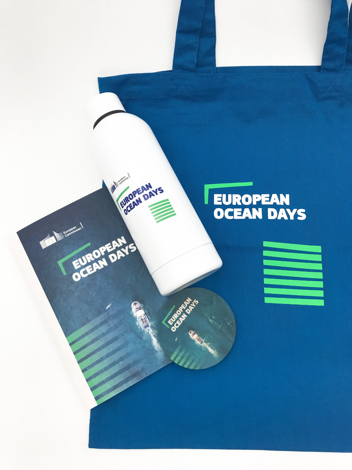 Set d'accessoires en mode éco-responsable pour l'évènementiel EU - Ocean Days 26