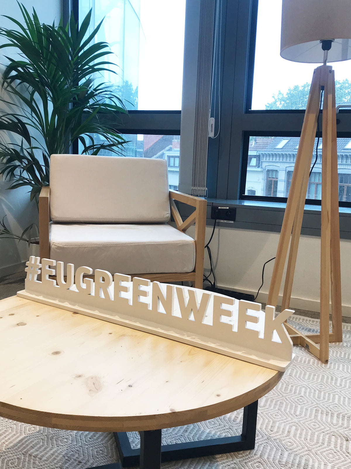 # géant en bois upcyclé - sur mesure - EU Greenweek 26