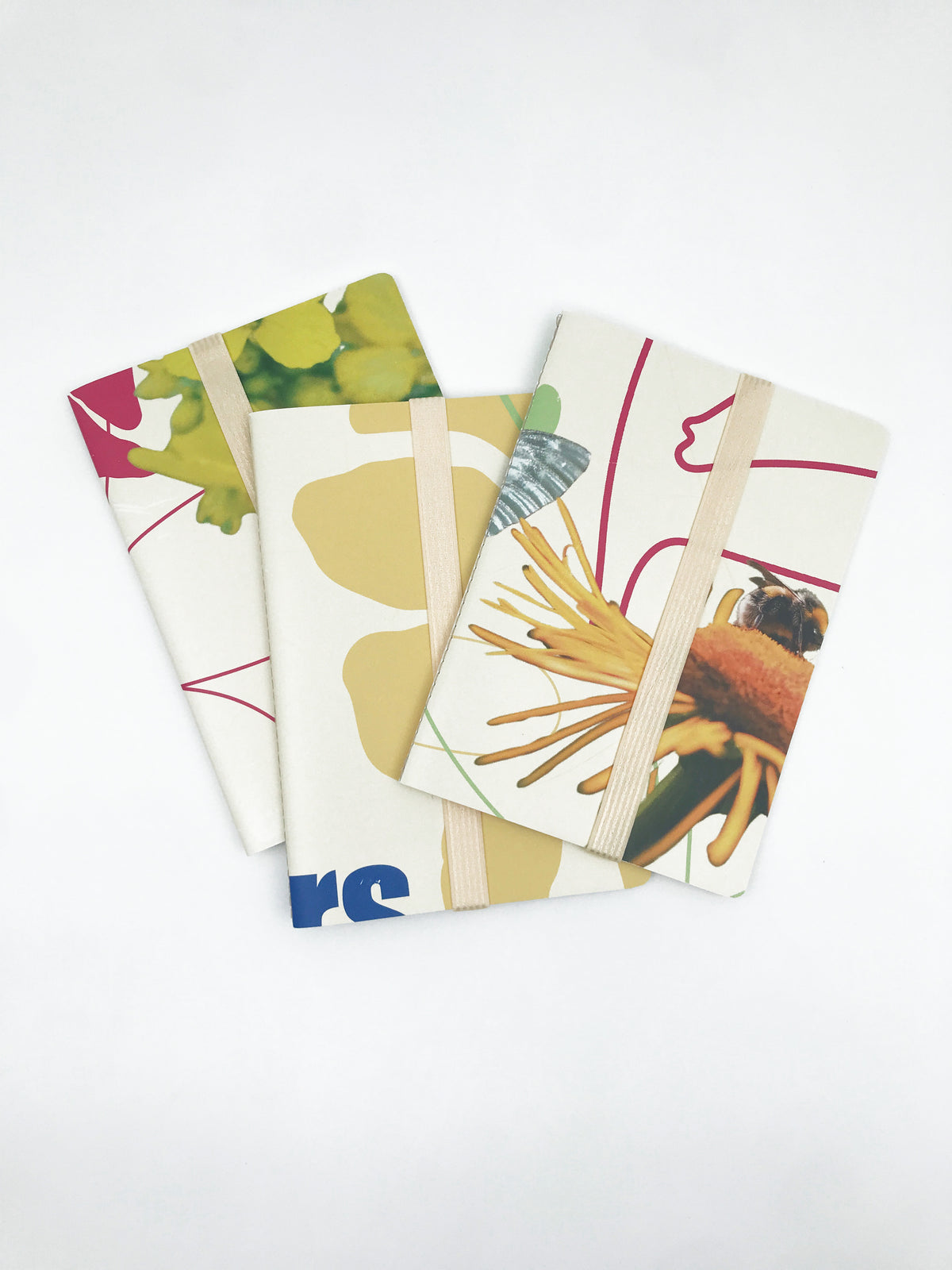 Notebook A5 en mode upcycling évènementiel EU (matière de base: papier et bâches de roll-up)