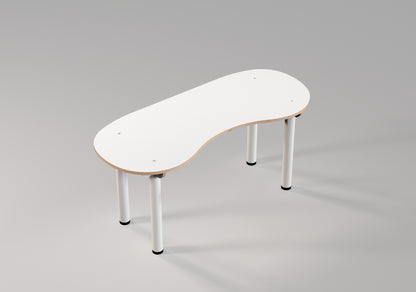 Table BUTTERFLY pour écoles et collectivités - design WAND & édition IMPACT FURNITURE - upcycling de panneaux multiplex des stocks de OXFAM